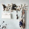 Wall Hooks Decorative For Keys hanging clothes hanger designer key coat living room bedroom resin home decor hook wall mounted - 图片 2