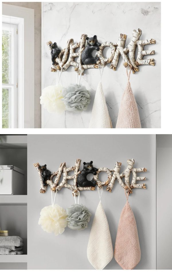 Wall Hooks Decorative For Keys hanging clothes hanger designer key coat living room bedroom resin home decor hook wall mounted - 图片 18