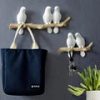 Wall Hooks Decorative For Keys hanging clothes hanger designer key coat living room bedroom resin home decor hook wall mounted - 图片 10