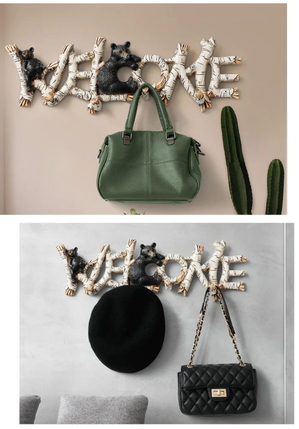 Wall Hooks Decorative For Keys hanging clothes hanger designer key coat living room bedroom resin home decor hook wall mounted - 图片 17