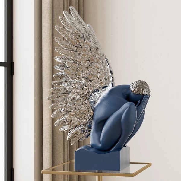 Desk Decoration Wings Figure Sculpture High-end Club Hotel Decoration Ornaments Fashionable Art Interior Accessories - 图片 5