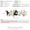 Wall Hooks Decorative For Keys hanging clothes hanger designer key coat living room bedroom resin home decor hook wall mounted - 图片 14