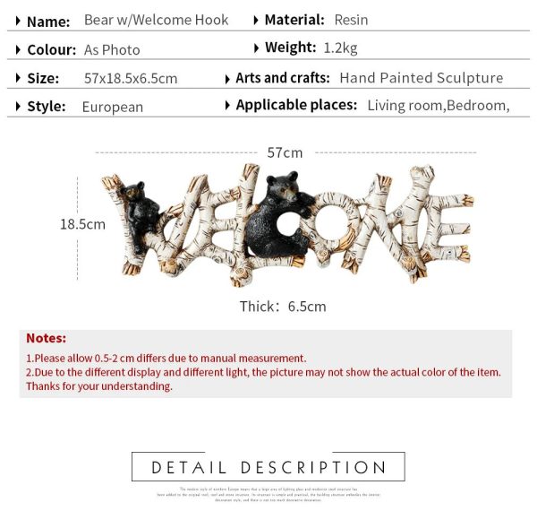 Wall Hooks Decorative For Keys hanging clothes hanger designer key coat living room bedroom resin home decor hook wall mounted - 图片 14