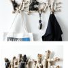 Wall Hooks Decorative For Keys hanging clothes hanger designer key coat living room bedroom resin home decor hook wall mounted - 图片 19